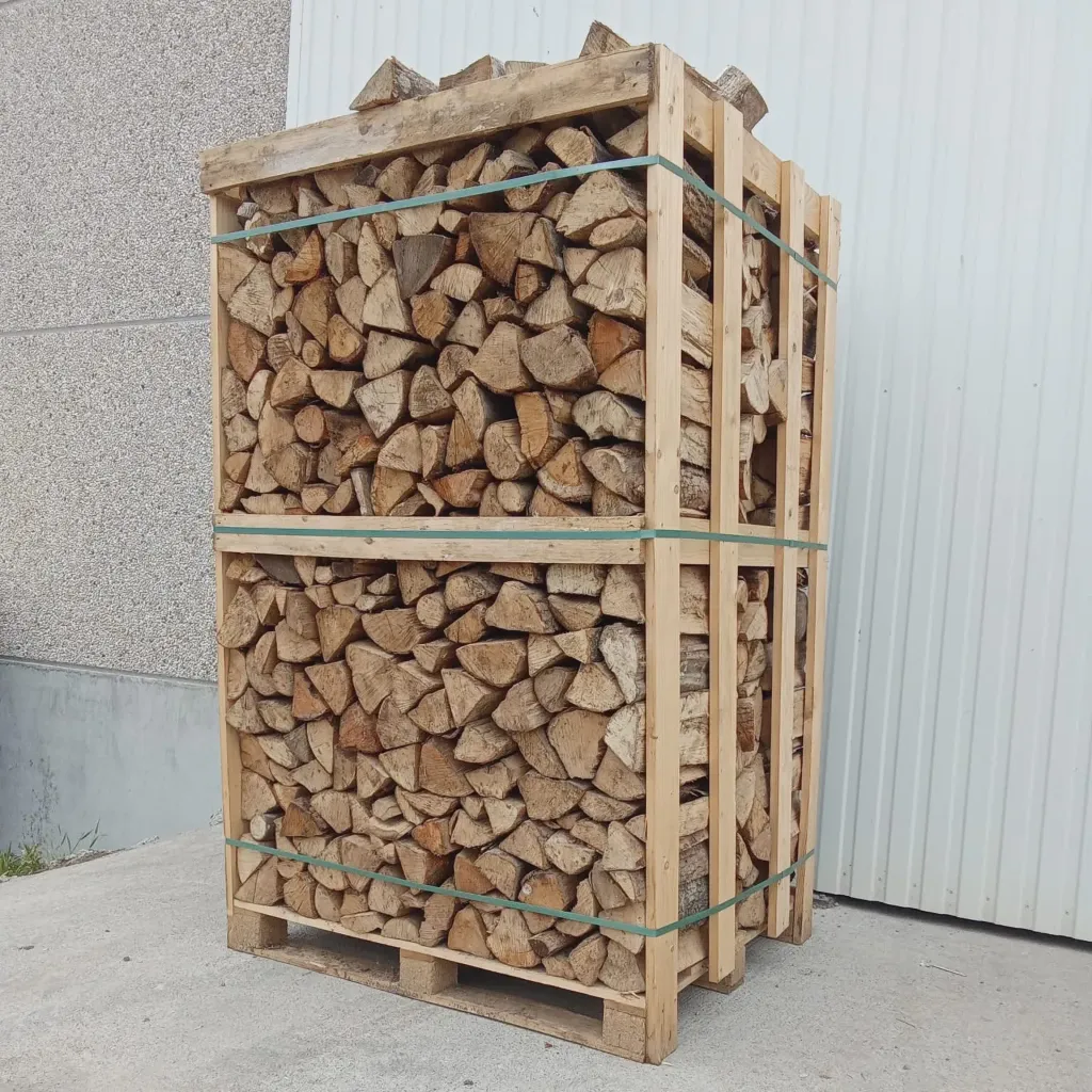 	palette bois de 2 M³ en 45cm en demi sec (2.6 stères )